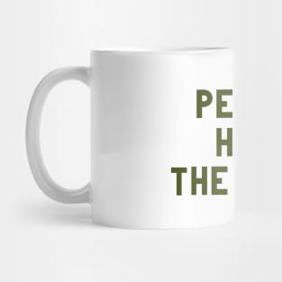 People Have The Power, green Mug